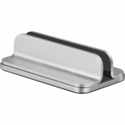 Verticale laptop standaard stand Macbook iPad tablet aluminium Apple zilver