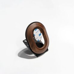 Telefoonhouder voor Mastersøn walnoot monitorstandaard monitor standaard stand - draadloos opladen iPhone Samsung