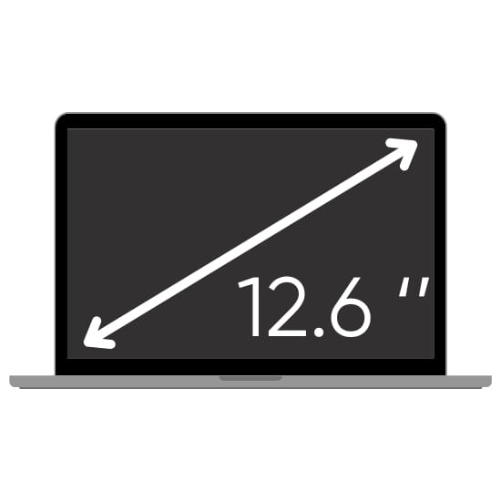 Privacy screenprotector 12.6 inch 12,6 inch laptop filter scherm screen